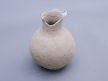 新石器时代篮纹红陶瓶
