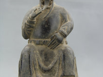 明代文昌铜坐像