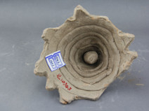 齐家文化刻画纹人头型器盖