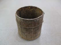 1936年10月红军会宁会师期间红军使用过的小木桶