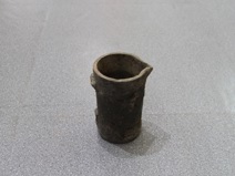 1936年10月红军会宁会师期间红军用过的无柄鸟嘴陶泥砂罐