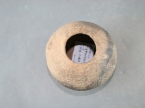 马厂类型刻划纹红陶罐