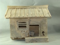 汉代灰陶屋