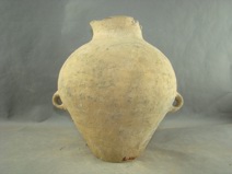 马厂类型双耳红陶壶