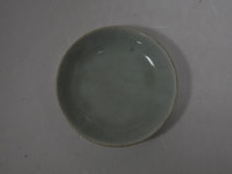 清代豆绿瓷碟