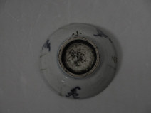 清代青花深腹小瓷碗