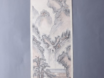 民国王象鼎山水四条幅
